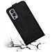 Custodia Compatibile Con Oneplus Nord 2 5g In Nero Di Notte - Coperchio Protettivo In Design Flip Con Chiusura Magnetica - Foto miniatura 5