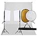 Kit Per Studio Fotografico Con Set Luci, Fondale E Riflettore - Foto miniatura 1