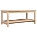 Tavolino da Salotto 110x55x45 cm Legno Massello di Pino - Foto miniatura 1