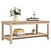 Tavolino da Salotto 110x55x45 cm Legno Massello di Pino - Foto miniatura 7