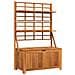 Contenitore Con Traliccio 99x50x160 Cm In Legno Massello Acacia - Foto miniatura 2