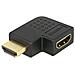 Adattatore Piatto Spina Hdmi(19pin) 90ã‚â°ã¢â€â“presa Hdmi(19pin)dor - Foto miniatura 1