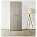 Armadio Multiuso Salem, Mobile Ausiliario A 2 Ante, Portascarpe Con 3 Ripiani, Scarpiera Alta Moderna, 59x37h180 Cm, Rovere - Foto miniatura 1
