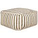 Pouf Almatti Tessuto Beige - Foto miniatura 5