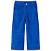 Pantaloni Per Bambini In Velluto A Coste Blu Cobalto 140 - Foto miniatura 1