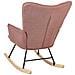 Sedia A Dondolo Rosa Oulu - Foto miniatura 5
