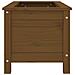 Fioriera Da Giardino Miele 82,5x40x39 Cm Legno Massello Di Pino - Foto miniatura 5
