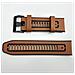 Cinturino In Vera Pelle Per Garmin Fenix 7 Pro / 7x Brown 26 Mm - Foto miniatura 3