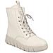 Beige Casual Closed Ladies Mid Height Boots Stivaletti Pelle Scarpe Donna Beige Eu 38, Y3501-60 - Foto miniatura 1