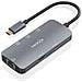 ASUC-6P019-GR replicatore di porte e docking station per laptop Cablato USB 3.2 Gen 1 (3.1 Gen 1) Type-C Grigio - Foto miniatura 1