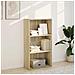 Libreria Rovere Sonoma 60x30x114 Cm In Legno Multistrato - Foto miniatura 3