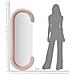 Specchio Con Cornice Ecci 1 - Rosa - Mdf - 60x7x160 Cm - Foto miniatura 6