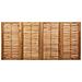 Set da Pranzo da Giardino  7 Pezzi in Legno Massello di Teak, Tavolo da Pranzo Esterno  200x90x74.5 cm in Legno Massello di Teak, Sedie da Giardino Impilabili  2 pz in Legno Massello di Teak e Metallo, Sedie da Giardino Impilabili  4 pz in Legno Massello  - Foto miniatura 8