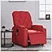 Poltrona Massaggio Elettrica Reclinabile Rosso Similpelle - Foto miniatura 2
