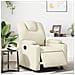 Poltrona Reclinabile Elettrica Crema in Similpelle - Foto miniatura 2