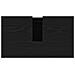 Mobile Lavabo da Bagno Rovere Nero 58x33x60 cm Legno Ingegnerizzato - Foto miniatura 9