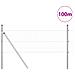 Recinzione Esagonale  0.4x100 m Acciaio Galvanizzato, Pali per Recinzione  13 pz Ø32 mm 80 cm Acciaio Galvanizzato - Foto miniatura 3