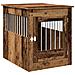 Gabbia Cani da Arredamento Legno Antico Legno Multistrato - Foto miniatura 1