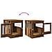 Gabbia Cani da Arredamento Legno Antico Legno Multistrato - Foto miniatura 8