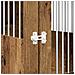 Gabbia Cani da Arredamento Legno Antico Legno Multistrato - Foto miniatura 9