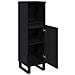 Mobile da bagno  Nero Rovere 30x30x100 cm Legno ingegnerizzato - Foto miniatura 5