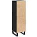 Mobile da bagno  Nero Rovere 30x30x100 cm Legno ingegnerizzato - Foto miniatura 6