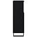 Mobile da bagno  Nero Rovere 30x30x100 cm Legno ingegnerizzato - Foto miniatura 8