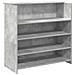 Banco Reception Grigio Cemento 100x50x103,5cm Legno Multistrato - Foto miniatura 1