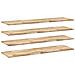 Mensole da Parete 4 pz 160x40x2 cm Legno Acacia Non Trattato - Foto miniatura 1