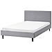 Letto Tessuto Fitou 120 X 200 Cm Grigio Chiaro - Foto miniatura 2