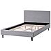 Letto Tessuto Fitou 120 X 200 Cm Grigio Chiaro - Foto miniatura 3