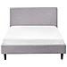 Letto Tessuto Fitou 120 X 200 Cm Grigio Chiaro - Foto miniatura 4