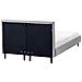Letto Tessuto Fitou 120 X 200 Cm Grigio Chiaro - Foto miniatura 5