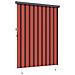 Tenda a Rullo Esterna arancione e marrone 200 x 250 cm Tessuto - Foto miniatura 6