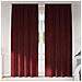 Tende con tende 2 pcs Rosso vino 140 x 225 cm Velluto - Foto miniatura 2