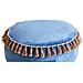 Pouf Gotha Velluto Blu - Foto miniatura 3