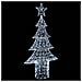 Albero di Natale con 240 LED Bianco freddo 180 cm Acrilico - Foto miniatura 3