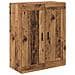 Credenza 2 pcs Legno vecchio Legno Stratificato e Vetro - Foto miniatura 7