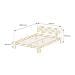 Letto In Legno Con Testiera 140x200cm Finn - Foto miniatura 2