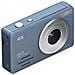 Fotocamera Digitale 4k 64mp Con Zoom 18x - Fotocamera Da Viaggio Per Selfie Entry-level Dark Blue - Foto miniatura 1