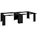 Pedestallo per Lavatrice 2 pcs Nero 127 x 54,5 x 32,5 cm - Foto miniatura 4