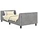 Struttura letto bambini con testata Grigio chiaro 80 x 200 cm - Foto miniatura 1