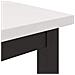 tavolo Bianco 80 x 50 x 77 cm Legno ingegnerizzato e acciaio - Foto miniatura 7