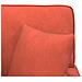 Chaise Longe con Gonna 3 pcs Rosso Arancio Tessuto in Cords - Foto miniatura 9