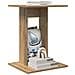 Tavolo laterale Rovere artigianale 45 x 40 x 62,5 cm - Foto miniatura 3