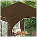 Tenda per feste a pop-up 192 x 192 x 245 cm Tortora - Foto miniatura 4
