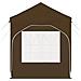 Tenda per feste a pop-up 192 x 192 x 245 cm Tortora - Foto miniatura 7