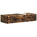 Tavolino da Parete Laterale Rovere Fumo 87,5 x 34,5 x 17 cm - Foto miniatura 2