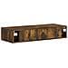 Tavolino da Parete Laterale Rovere Fumo 87,5 x 34,5 x 17 cm - Foto miniatura 6
