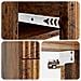 Mobiletto da notte a muro Legno antico 33 x 34,5 x 40 cm - Foto miniatura 7